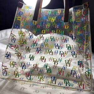 Authentic Vintage Dooney and Bourke Clear Bag